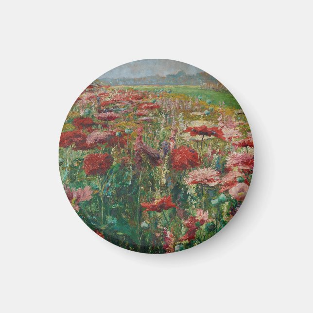 Blooming Poppies – Olga Wisinger-Florian Magnet (Front)