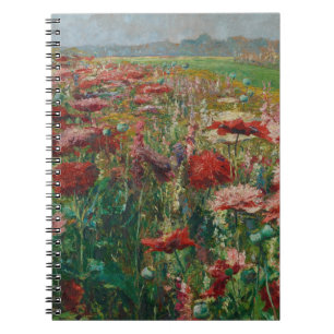 Blooming Poppies – Olga Wisinger-Florian Notebook