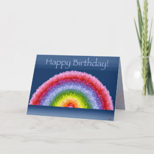 Blooming Rainbow card