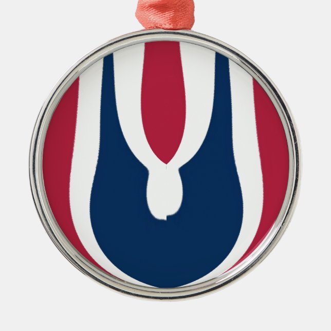 Blooming Red Hakuna Matata Latest gift design Metal Tree Decoration (Front)