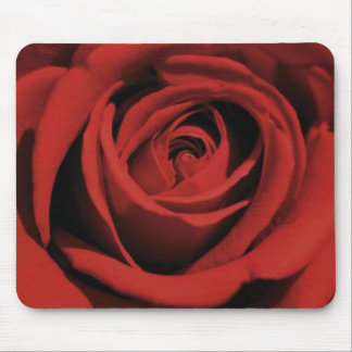 Blooming Red Rose Mousepad