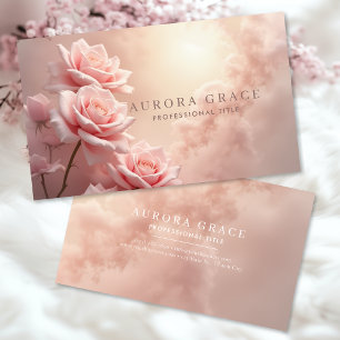 Blooming Rose Cloud Business Card