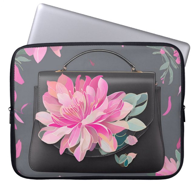 Blooming Roses AI art  Laptop Sleeve (Front)