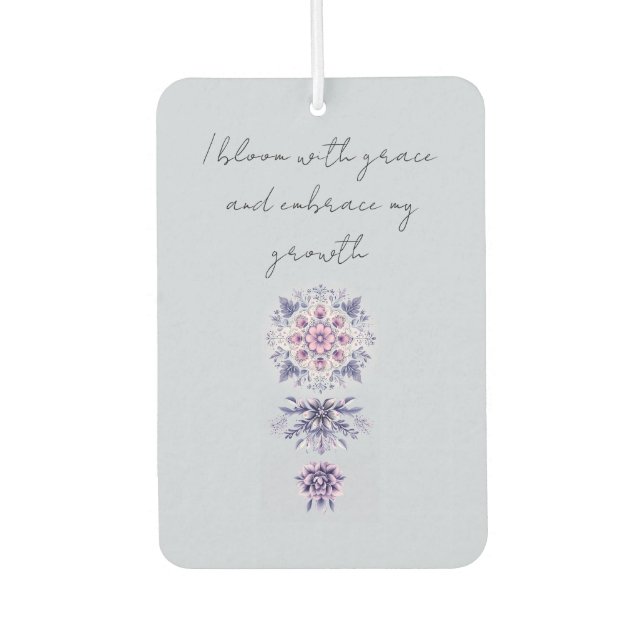 Blooming Serenity Mandala Air Freshener (Front)