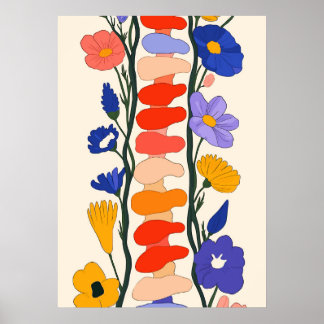 Blooming Spine Poster