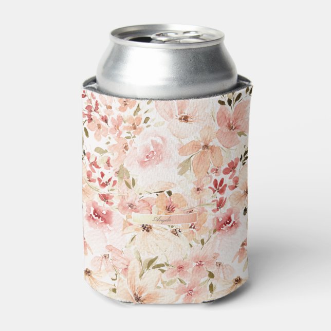 Blooming Spring Flowers Can Cooler (Can Front)