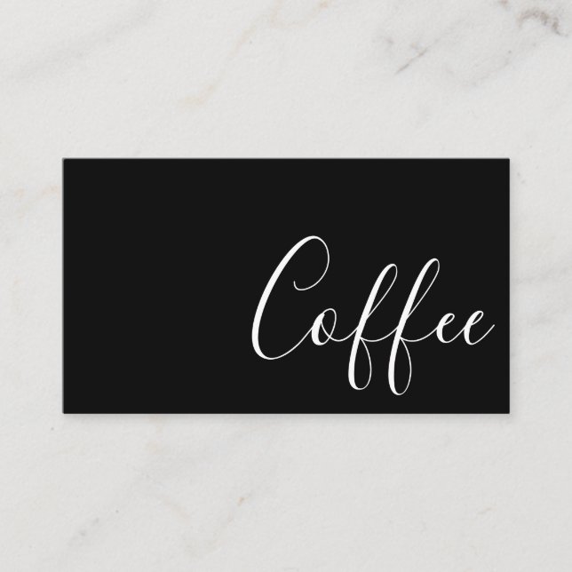 Blooming Swash Loyalty Coffee PunchCard Card (Front)