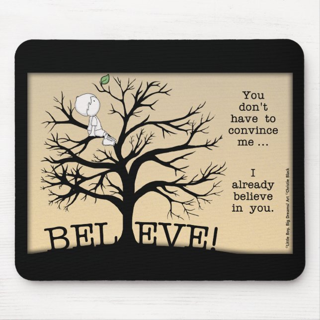 Blooming Tree Mouse Pad (Front)