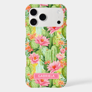 Blooming Watercolor Cacti Personalised
