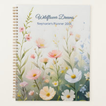 Blooming Wildflower Meadow with Pastel Florals