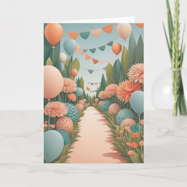 Blooming Wishes Card (Front)
