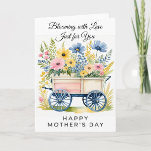 Blooming with Love Mother's Day card