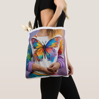 Blooming with Style: Butterfly Tote Bags