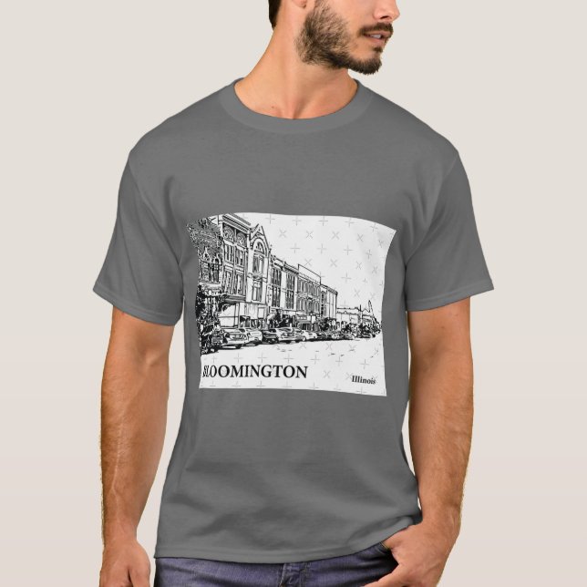 Bloomington Illinois T-Shirt (Front)
