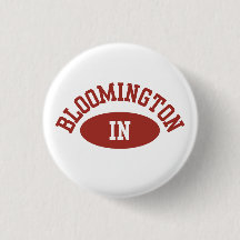 Bloomington Indiana Button- College Football Pin
