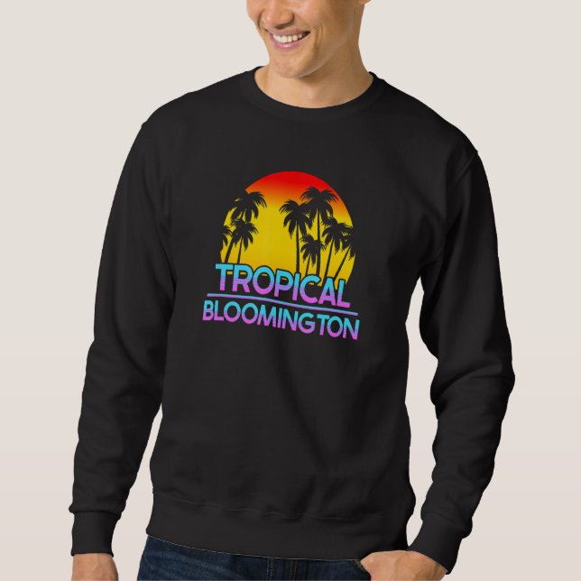 Bloomington Minnesota Funny Ironic Weather Sweatshirt (Front)