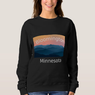 Bloomington Minnesota Mountain sunset hometown Sweatshirt