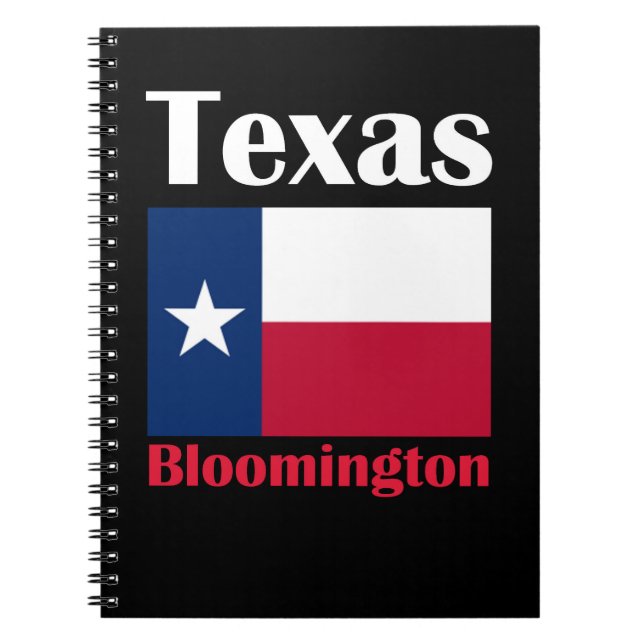 Bloomington TX Notebook (Front)