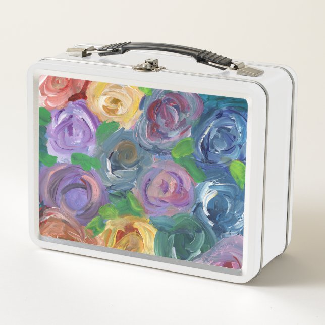 Bloomish Metal Lunch Box (Front)