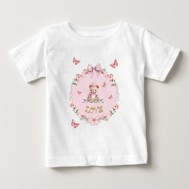 Blooms & Butterflies T-Shirt  (Front)