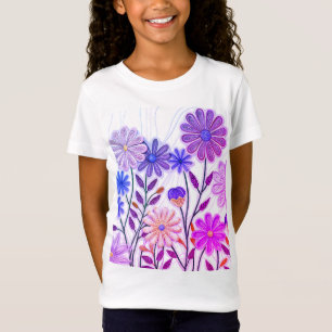 Blooms in Paper & Thread: 3D Quilled Wildflower T-Shirt