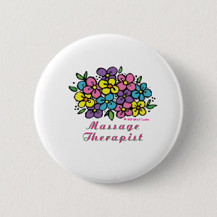 Blooms M Therapist 6 Cm Round Badge