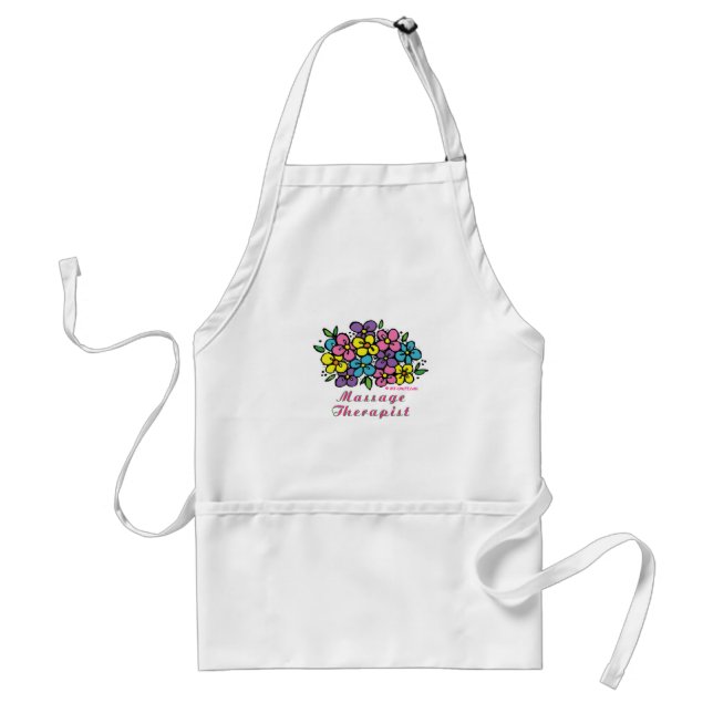 Blooms M Therapist Standard Apron (Front)