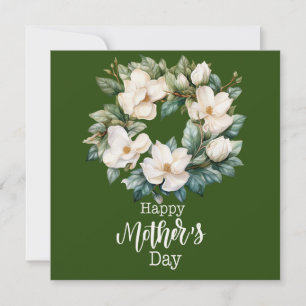 "Blooms of Affection: White Gardenia Mother's Day  Card