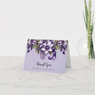 Blooms of Gratitude: A Folded Thank You Card