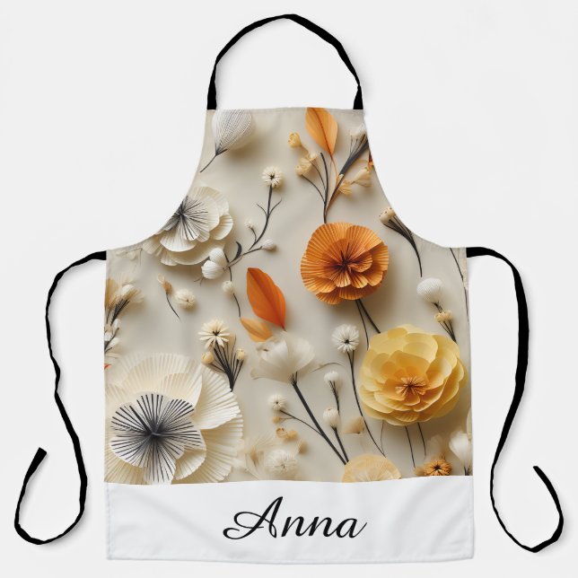 Blooms of Inspiration: Personalised Apron (Front)