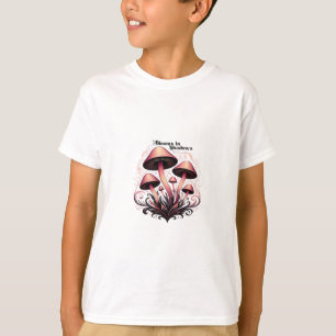 Blooms Shadows - Whimsigoth Mushroom Art Pastel Go T-Shirt