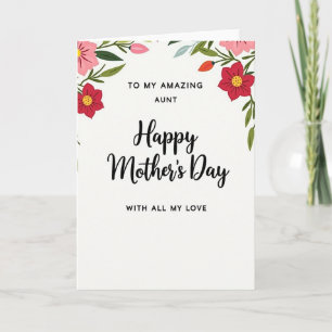 Blossom Amazing Aunt Card