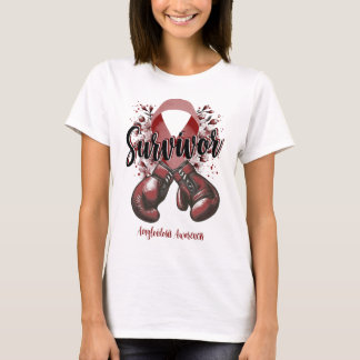 Blossom Amyloidosis Warrior Survivor T-Shirt