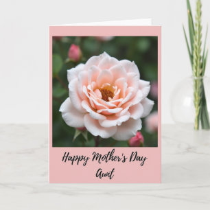 Blossom Aunt Mothers Card