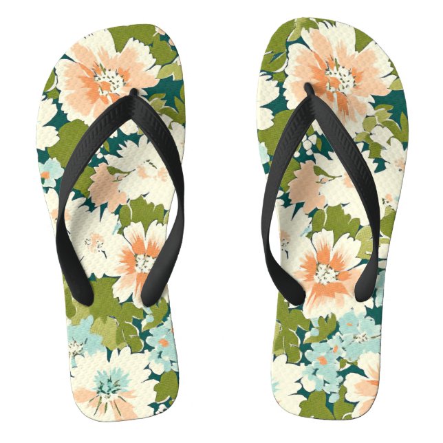 Blossom Beach Slides Jandals (Footbed)