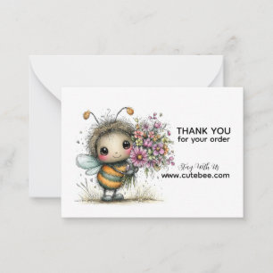 Blossom Bee Buddy Thank You Card