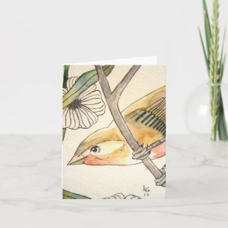 blossom bird no. 2 note card