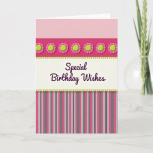 Blossom Birthday Wishes Card