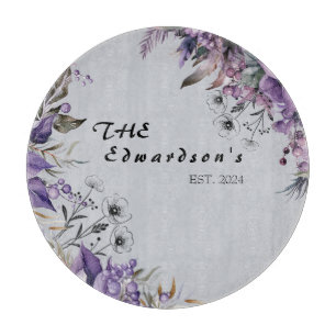 Blossom & Bloom: Floral Cutting Board