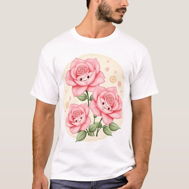 Blossom Buddies: Petals with Personality T-Shirt (Front)