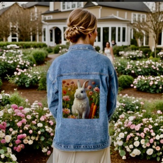 Blossom Bunny & Carrot Patch Jean Jacket  (Creator Uploaded)
