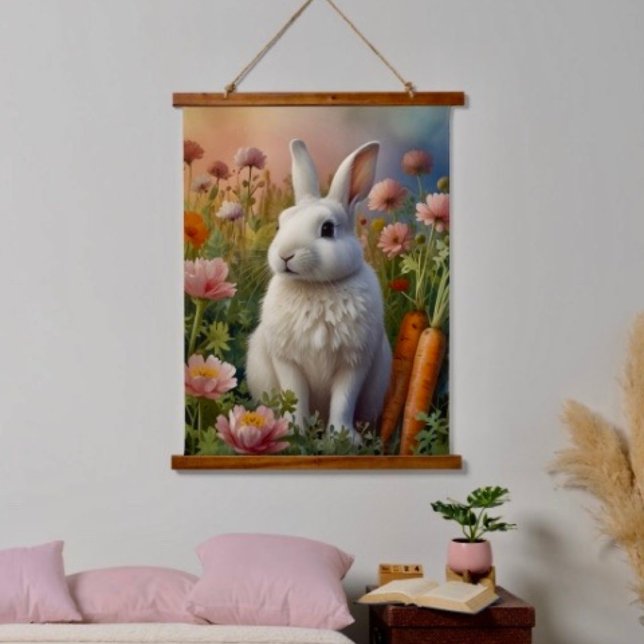 Blossom Bunny & Carrot Patch Tapestry (Creator Uploaded)