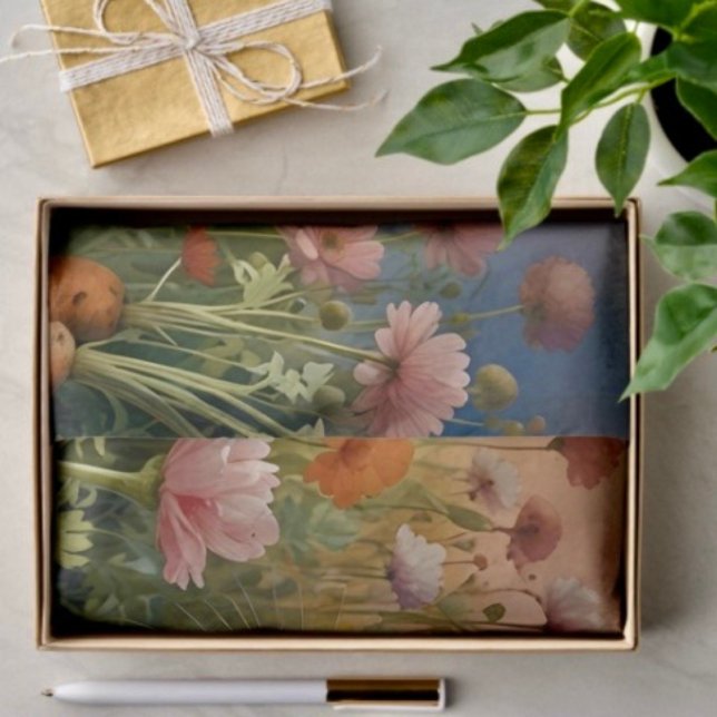 Blossom Bunny & Carrot Patch  Tissue Paper (Creator Uploaded)