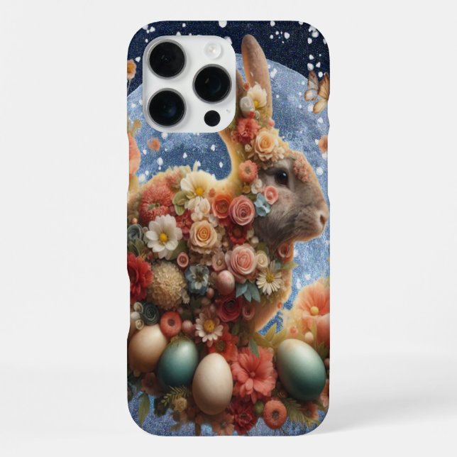 Blossom Bunny Easter  iPhone Case (Back)