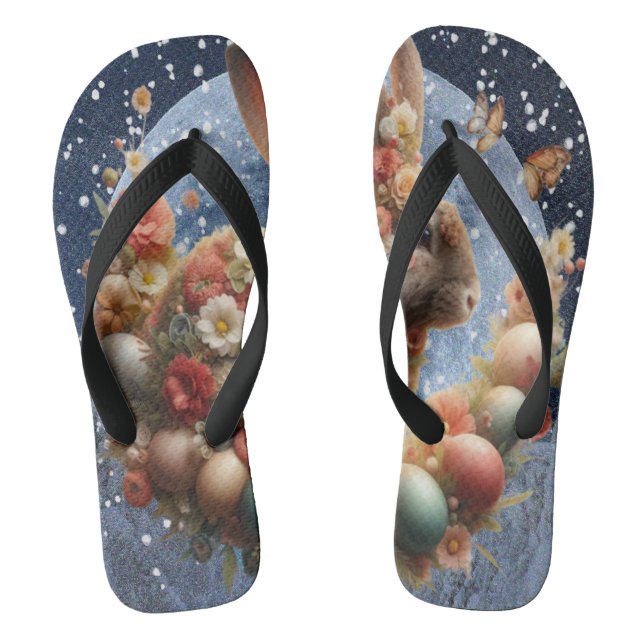 Blossom Bunny Easter  Jandals (Footbed)
