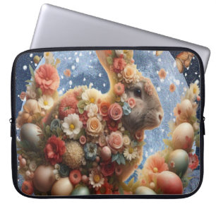 Blossom Bunny Easter  Laptop Sleeve