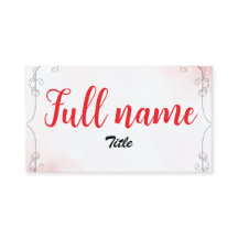 Blossom business card