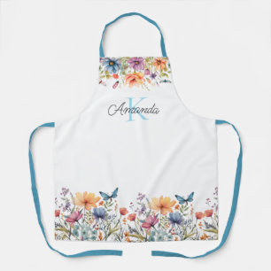 Blossom & Butterfly Personalized Apron