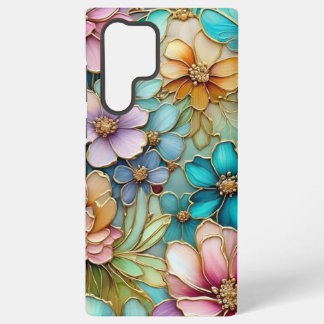 "Blossom Charm: Elegant Floral Mobile Back Cover" Samsung Galaxy Case