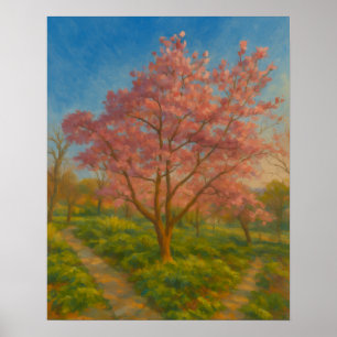 Blossom Crossroads – Spring Garden Poster
